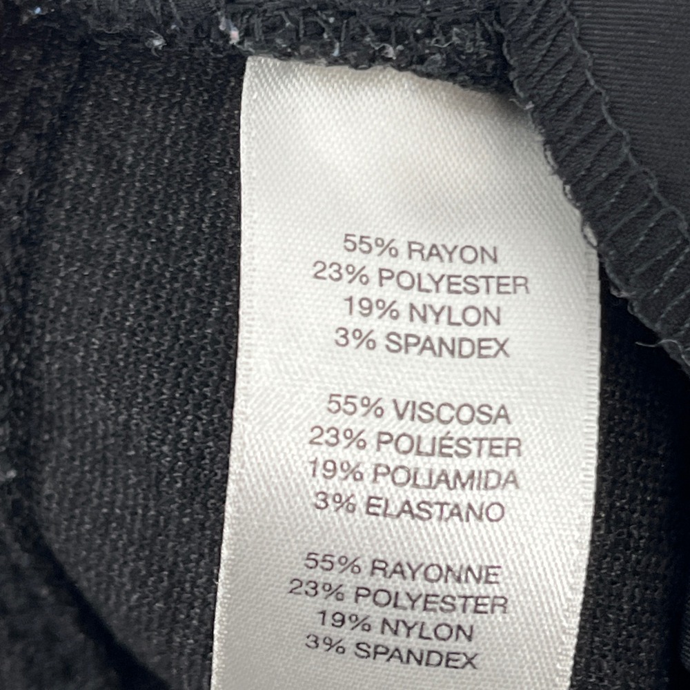 Chico's So Slimming Pants, Women, Size 2 (US12) Short, Heathered Black, Stretch - Picture 8 of 10